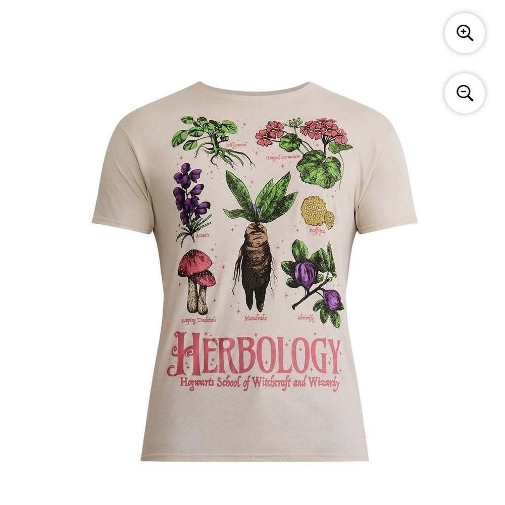 NWT Harry Potter Herbology Graphic T-Shirt